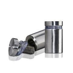 Fixation Murale avec Entretoise - Inox Premium Brossé - ∅ 19 mm - Entretoise : 25 mm