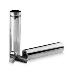 Fixation Murale avec Entretoise - Inox Premium Poli - ∅ 16 mm - Entretoise : 65 mm 